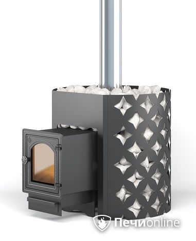 Дровяная печь-каменка Этна 24 (ДТ-4С) в Звенигороде